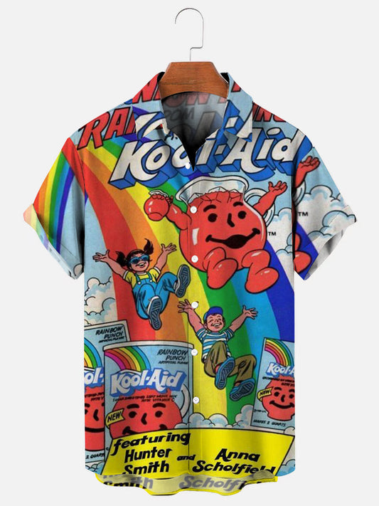 Kool Aid '84 Men's Vintage Hawaiian Short Sleeve Shirt