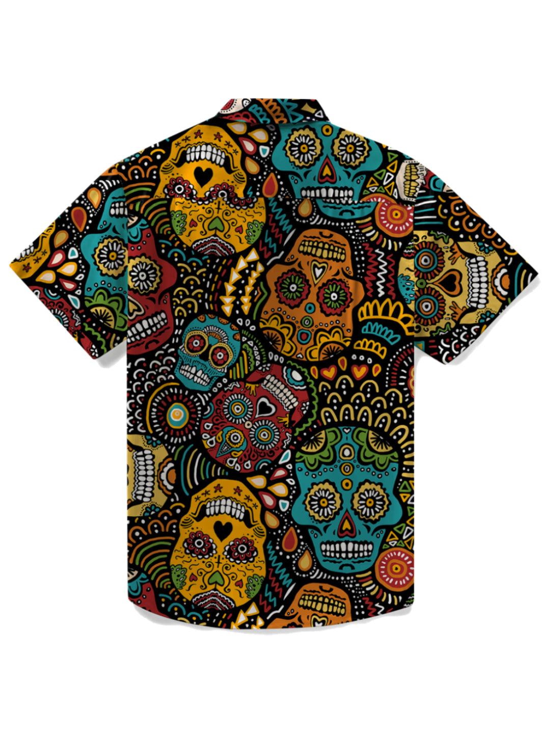 Colorful Skull-100% Cotton Shirt
