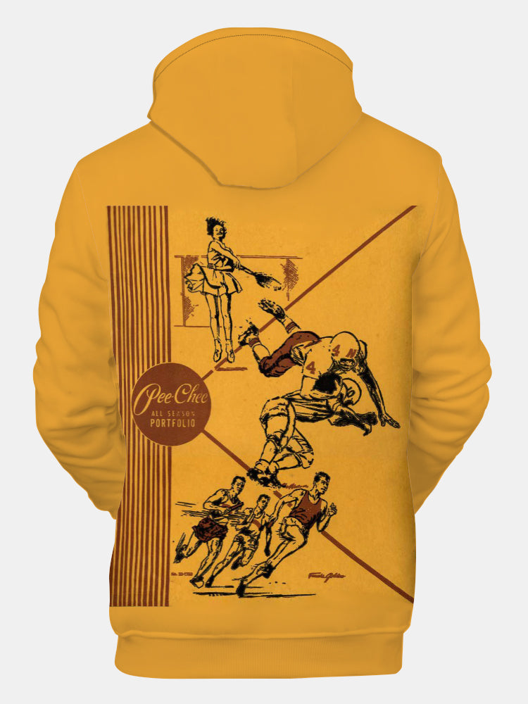 Pop Culture 70s-80s Men's Vintage Hoodie