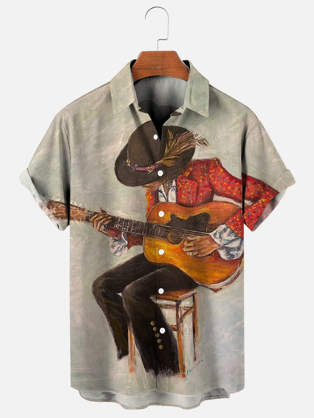 RJRA American Flag Print Men's Short Sleeve T-Shirt - Patriotic Tee, Size Large - View #7