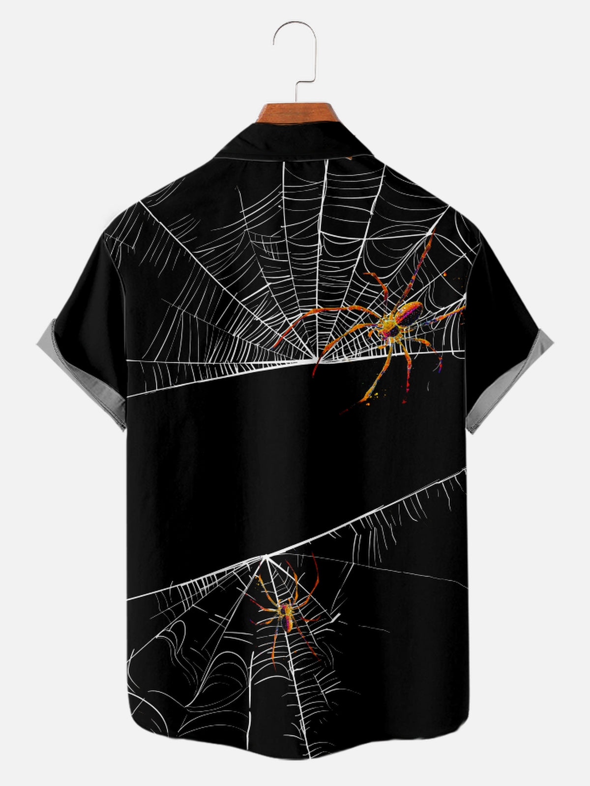 Happy Halloween Casual Print Holiday Short Sleeve Shirt