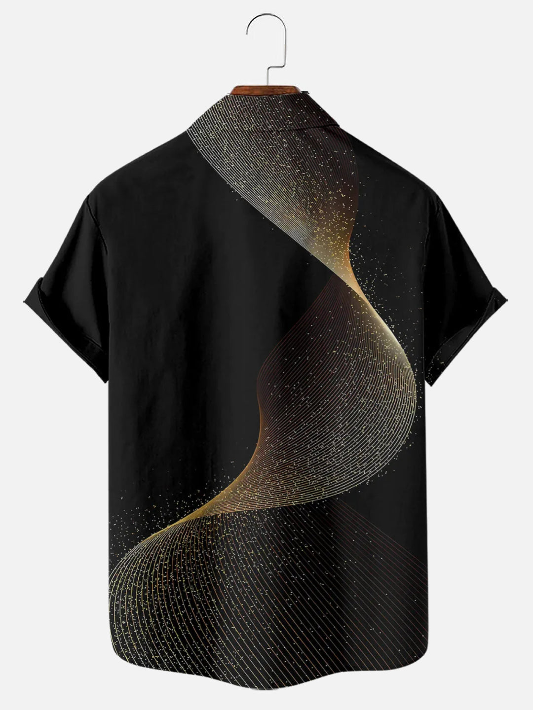 Men's Easter Cross Print Casual Short Sleeve Pocket Shirt