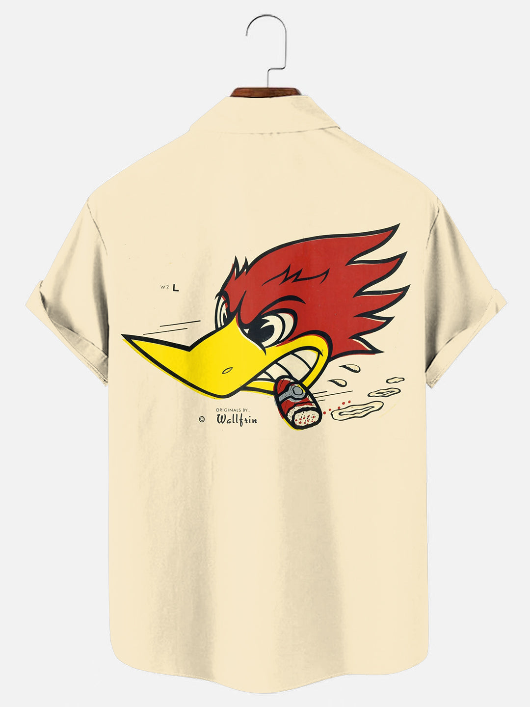 Men's Vintage Mr. Horsepower Classic Print Casual Short Sleeve Shirt