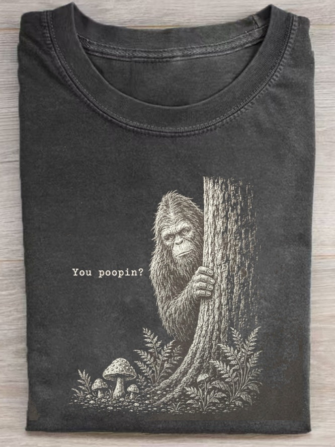 Sasquatch You Poopin T-Shirt