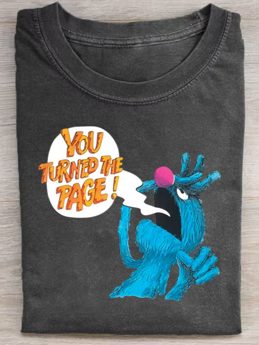 Vintage Grover You Turned The Page Graphic Tee