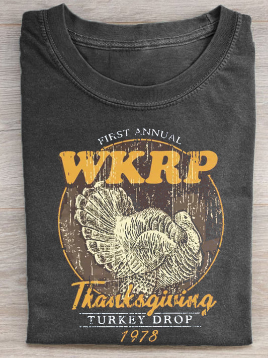 First Annual WKRP Thanksgiving Turkey Unisex T-Shirt