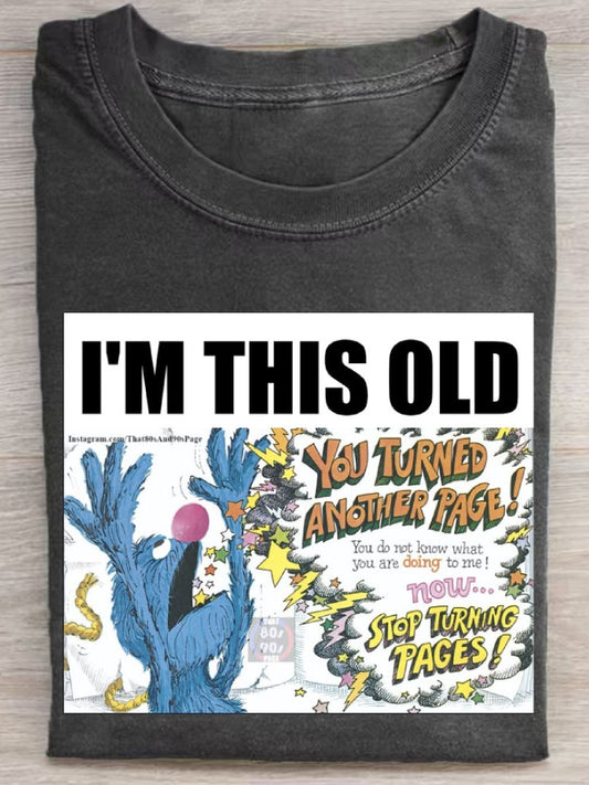 Vintage Grover "I'm This Old" Graphic Tee