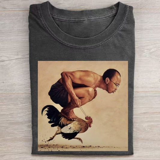 Chicken Jockey Meme Tee
