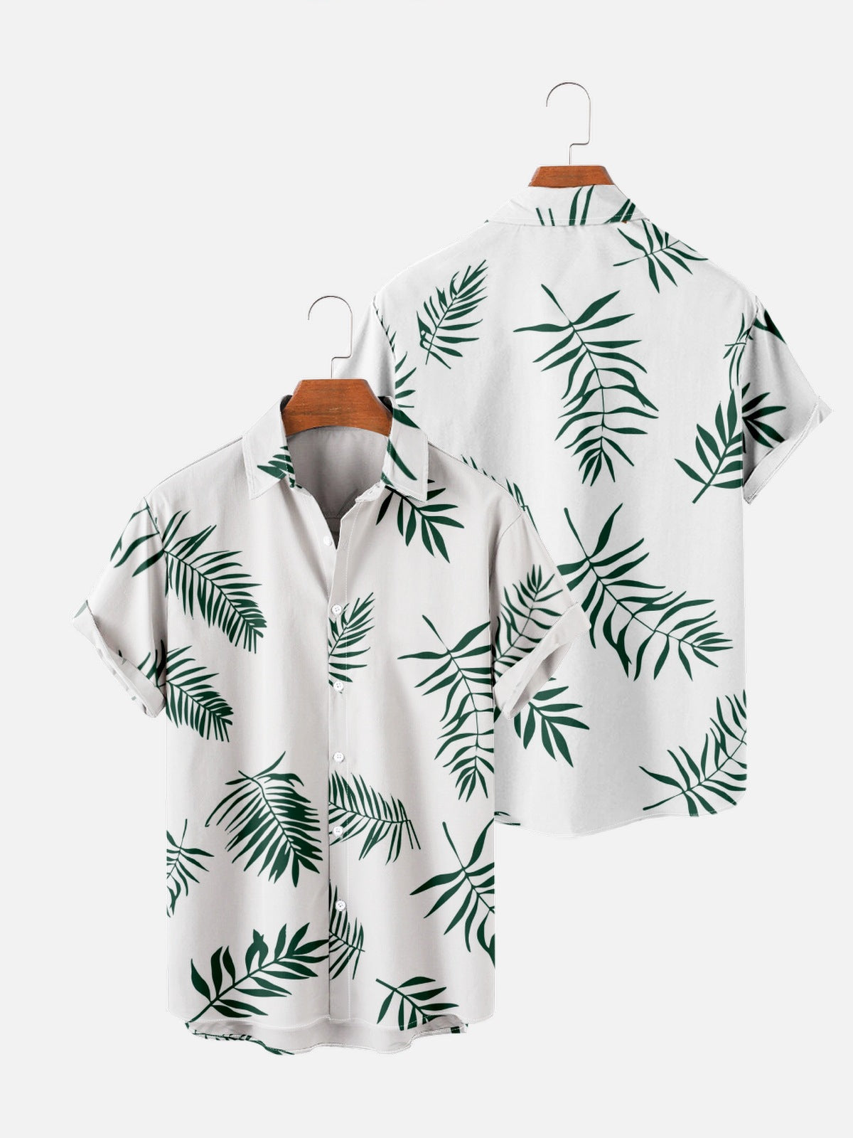 Hawaiian Men's Mosaic Beach Aloha Casual Vacation Short Sleeve Shirt