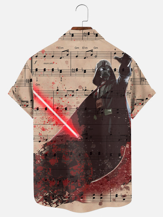 Men's Score Samurai Hawaiian Short Sleeve Shirt