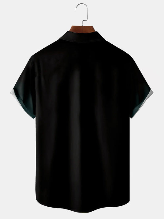 Men's 50s Vintage Bowling Shirt