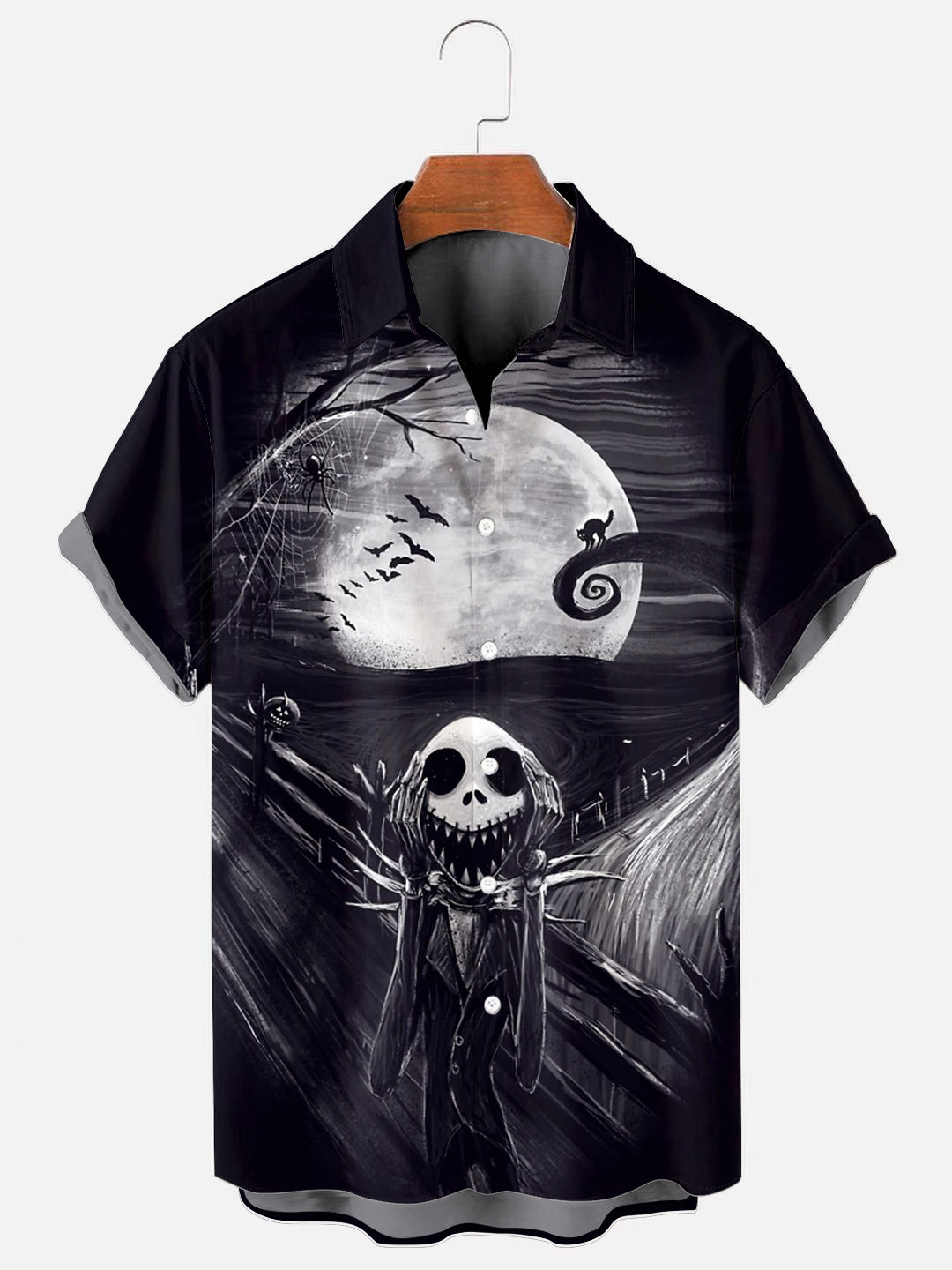 Scream Before Christmas Holiday Short Sleeve Shirt