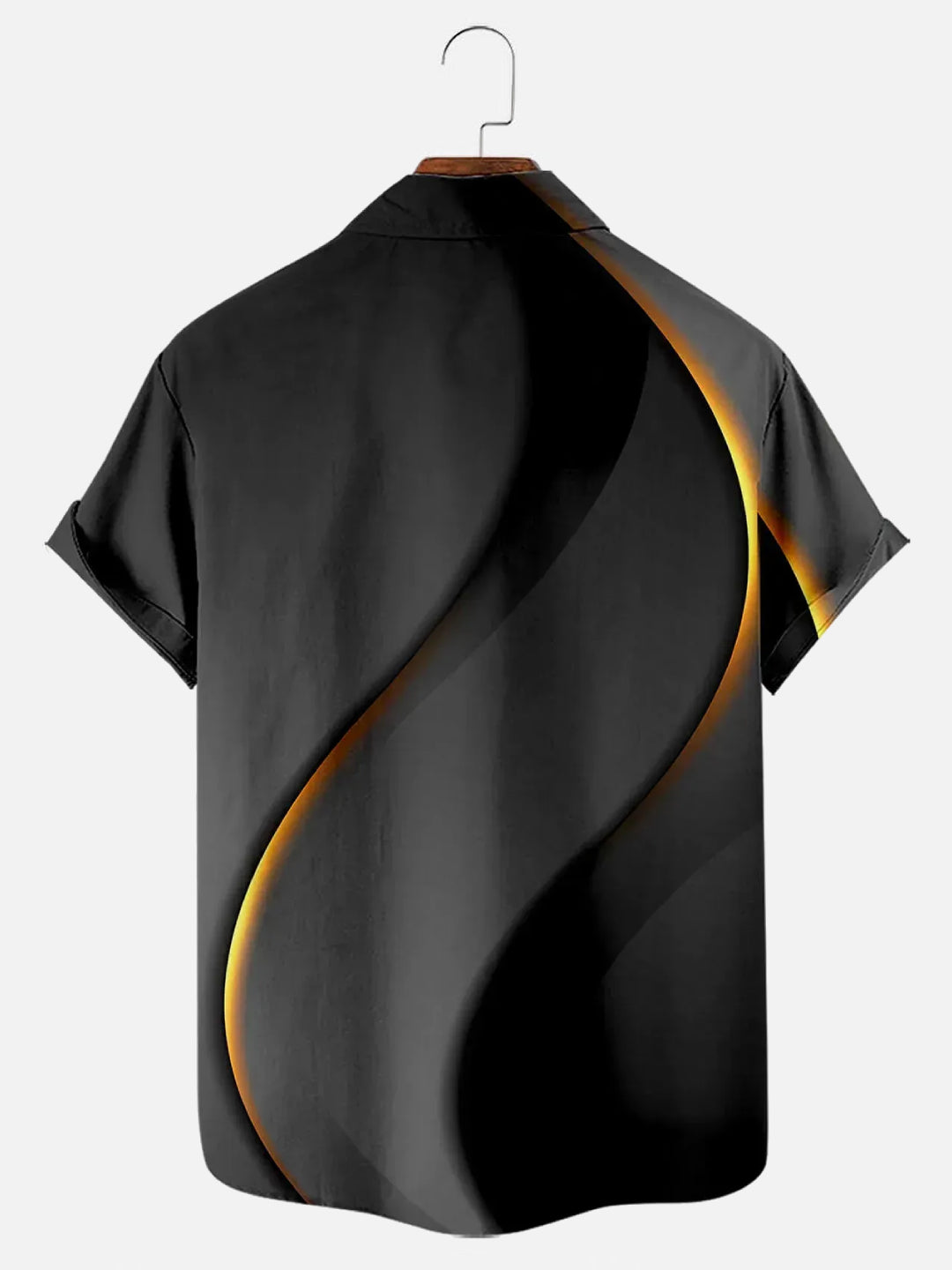 Men's Easter Cross Print Holiday Short Sleeve Shirt