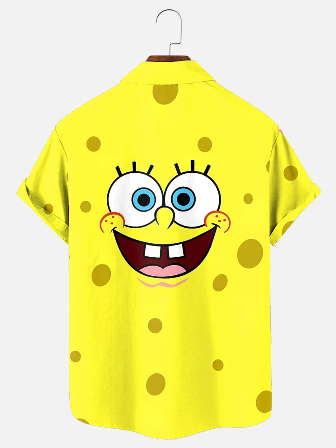 Men's Cartoon Print Casual Hawaiian Short Sleeve Shirt