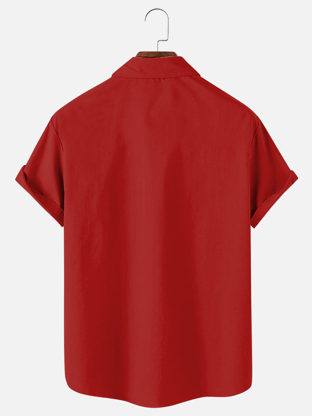 Men's Christmas Fun Striped Print Holiday Short Sleeve Shirt