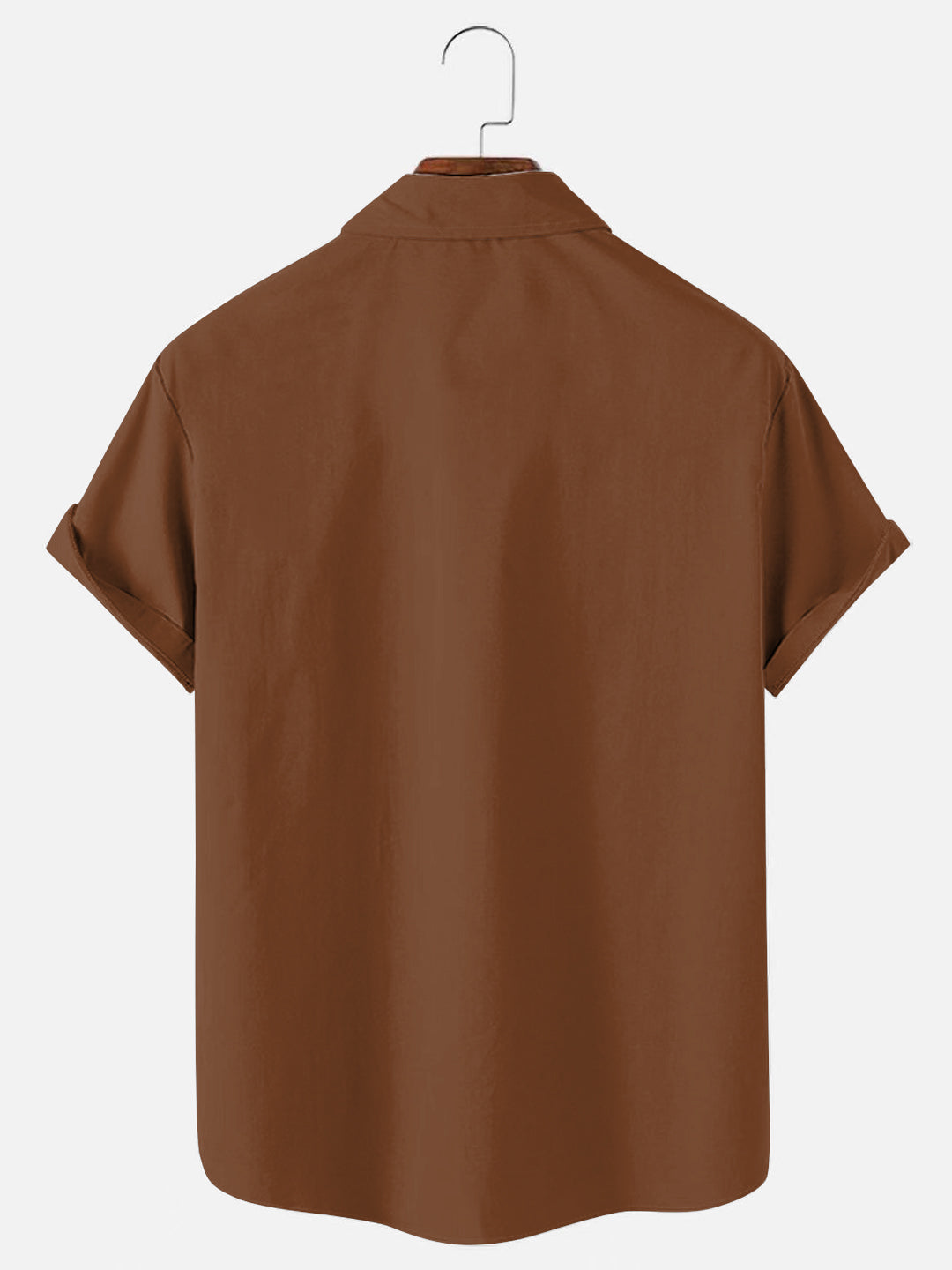 Men's Vintage Bowling Palm Tree Print Hawaiian Short Sleeve Shirt