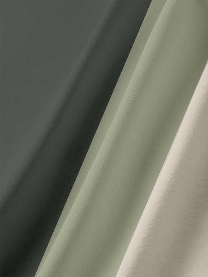 Mens Color-block Striped Casual Breathable Bowling Short Sleeve Shirts