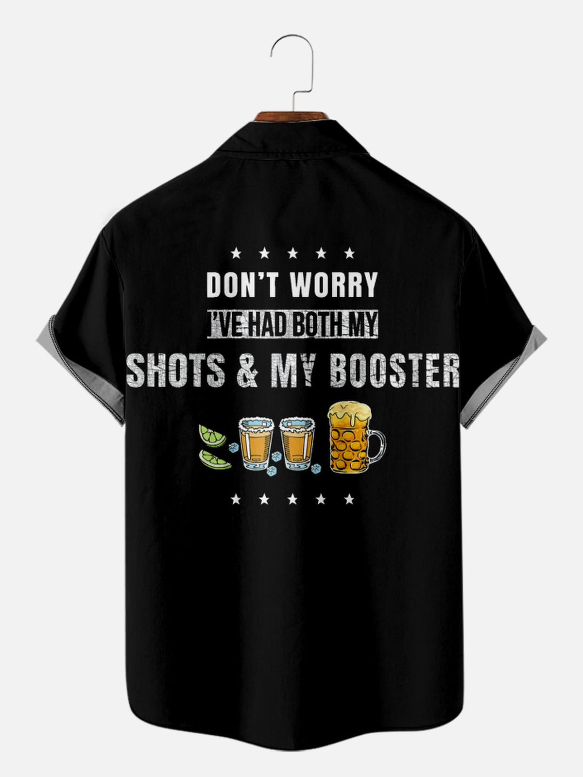 Men's Vintage Casual Juice Print Hawaiian Shirt