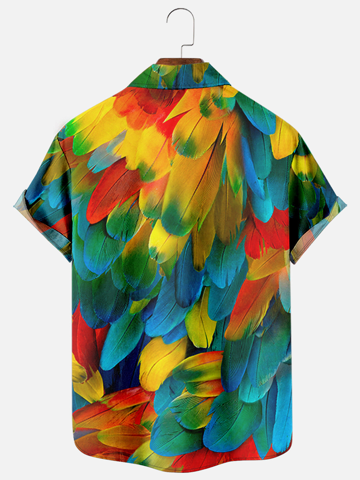 Tie Dye Print Trend Loose Short Sleeve Shirt