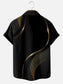 Easter Cross Print Holiday Short Sleeve Pocket Shirt
