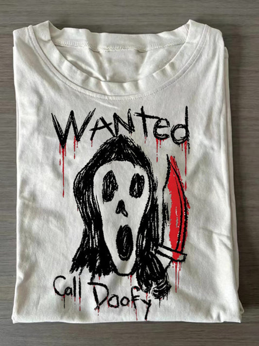 Wanted call Doofy Scary Movie Ghostface shirt