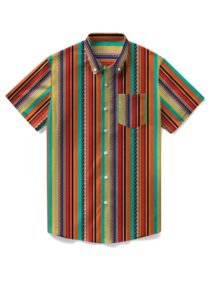 Colorful Stripes - 100% Cotton Shirt