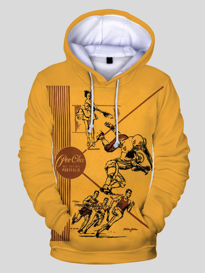 Pop Culture 70s-80s Men's Vintage Hoodie