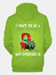 Christmas Grinch Fun Print Long Sleeve Hoodie