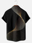 Men's Easter Cross Print Casual Short Sleeve Pocket Shirt