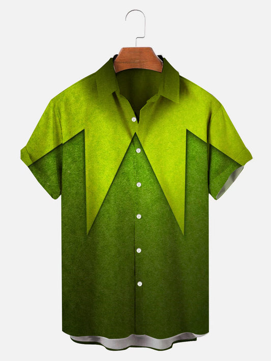 Cartoon Puppet Men's Fun Short-Sleeved shirt