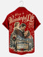 Men's Vintage Classic Christmas Movie 80th Anniversary Hawaiian Shirt