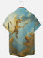Velocirapture Dinosaur Print Hawaiian Short Sleeve Shirt