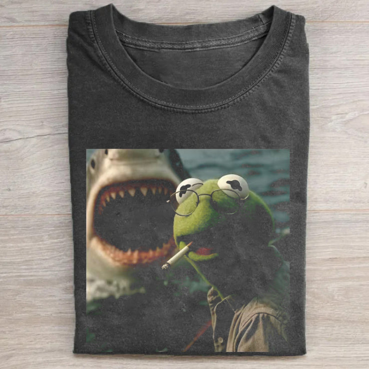 Kermit The Frog Smoking Fun T-Shirt