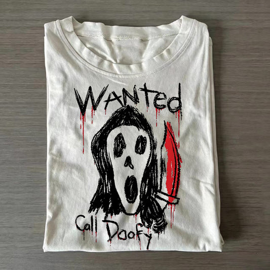 Wanted call Doofy Scary Movie Ghostface shirt