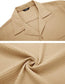 Men's Cuban Collar Pocket Waffle Basic Simple Everyday Casual Shirt