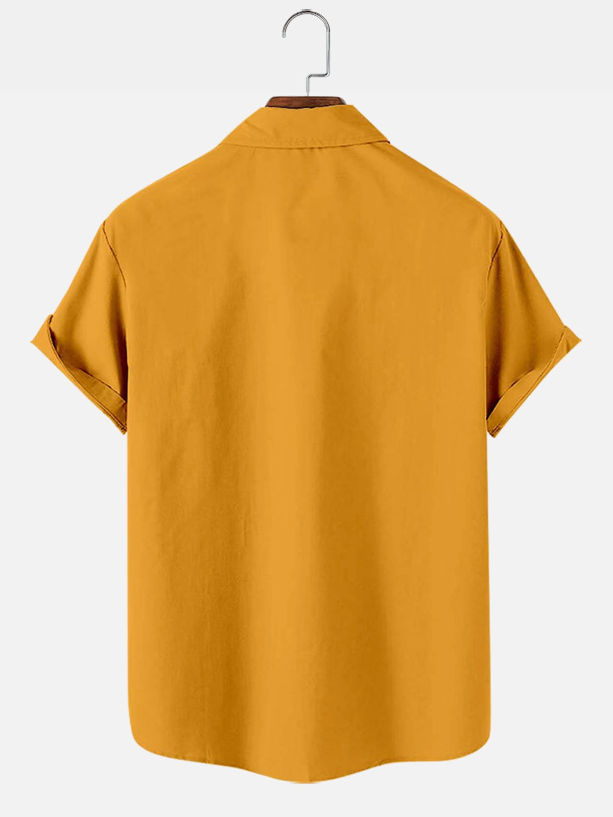 Hutspah Men's Shirt Striped Button Down Vintage Yellow / Gray Cotton XL 80s