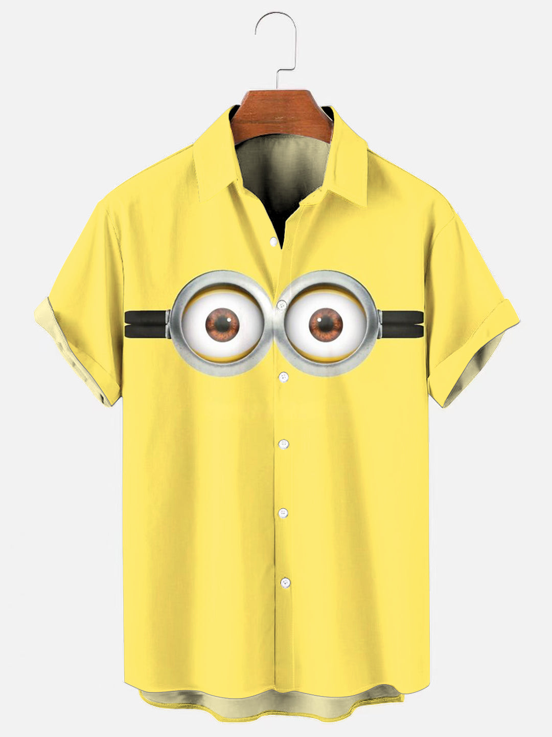 Men's Cartoon Print Hawaiian Short Sleeve Shirt