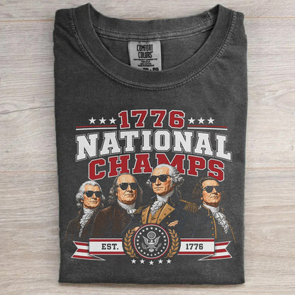1776 National Champs Fun Print Unisex T-Shirt