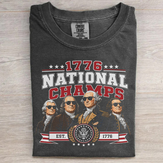 1776 National Champs Fun Print Unisex T-Shirt