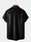 Men's Halloween Spider Print Front Button Soft Breathable Chest Pocket Casual Shirt