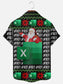 Men's Excel REF Error Spreadsheet Ugly Santa Sweater Print Holiday Short Sleeve Shirt