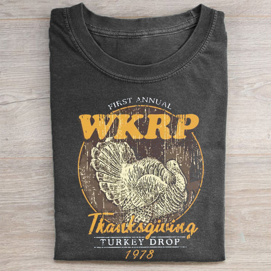 First Annual WKRP Thanksgiving Turkey Unisex T-Shirt
