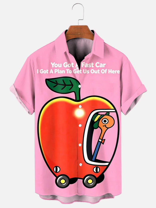 You Got A Fast Car I Got A Plan To Get Us Out Of Here Short Sleeve Pocket Shirt