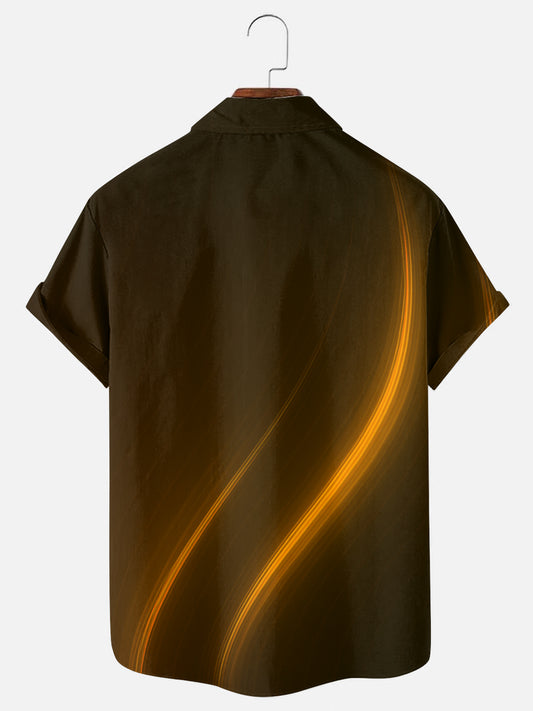 Men's Easter "I Love Jesus" Cross Print Casual Short Sleeve Shirt