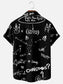 Men's Nightmare Before Christmas Formula Poster Print Holiday Short Sleeve Shirt