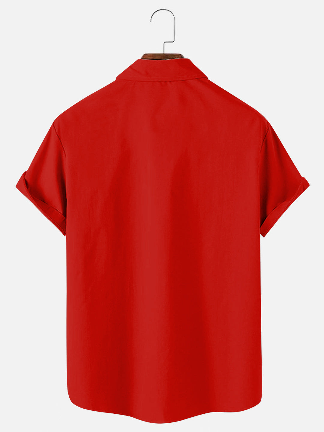 Men's Santa Claus Beer Stripe Holiday Short Sleeve Shirt