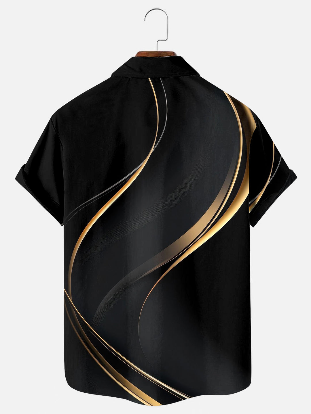 Men's Faith Cross Print Casual Short Sleeve Shirt