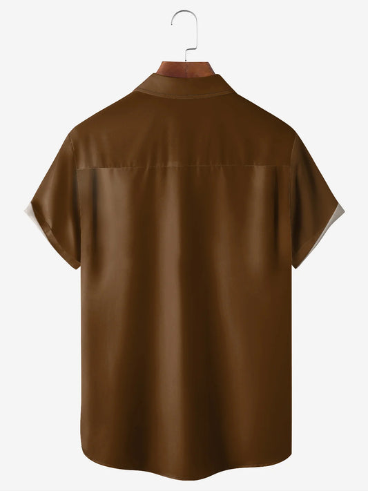 Men's Thanksgiving Turkey Holiday Short Sleeve Shirt