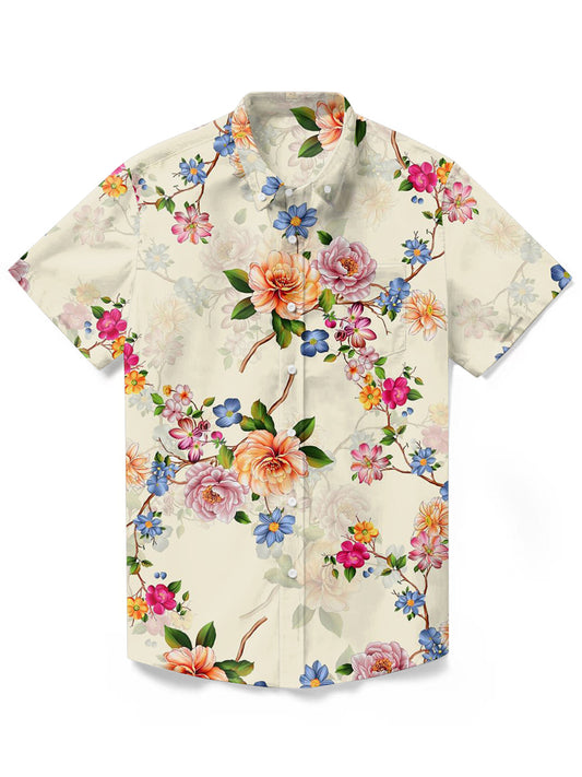 Flowers - 100% Cotton Shirt