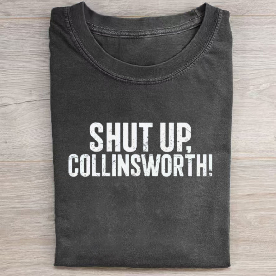 Shut Up Collinsworth Funny Football Commentary T-Shirt